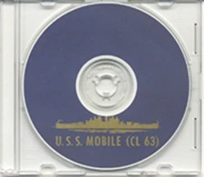 USS Mobile CL 63 CRUISE BOOK  WWII on CD  RARE Navy
