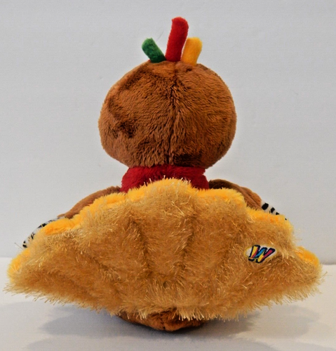 Ganz Webkinz Plush Gobbler Turkey Stuffed Animal HM418 - No Code Thanksgiving 8" - Picture 4 of 8