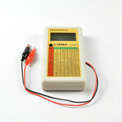 1PCS Digital LCD ESR Capacitance Ohm Meter In Circuit Tester NEW
