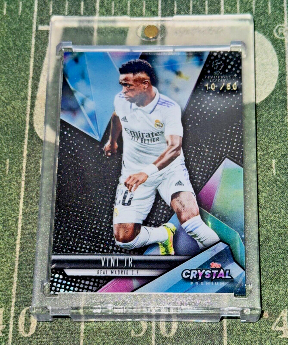 2022-23 Topps Crystal Premium UEFA Vini jr. Vinicius /50 Black 