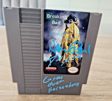 Breaking Bad Custom Triple Signed NES Nintendo Game Cart Cranston, Paul, Norris