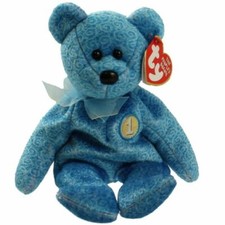 TY Beanie Baby - CLASSY the Bear (People's Beanie) (8.5 inch) -New Free Shipping