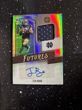 2021 Legacy Ian Book Rookie RC Silver Futures Patch Auto /399 Notre Dame