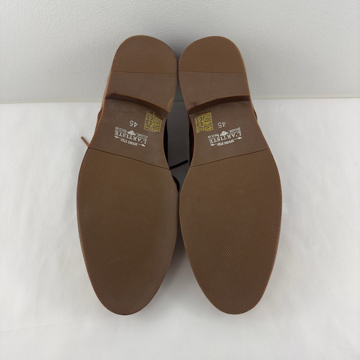 Spring Step‎ L’Artiste Thavo-Plaid tan oxfords Spring Step L main image 2