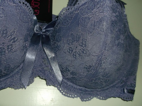 Nuevo con etiquetas Sujetador La Senza 32GG 34GG 40B 40FF 40G Lavanda Encaje Satinado Lazo - Imagen 3 de 5
