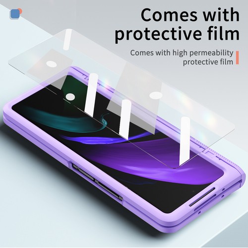 Funda protectora de pantalla resistente con soporte invisible para Samsung Galaxy Z Fold 4/3/2 - Imagen 35 de 61