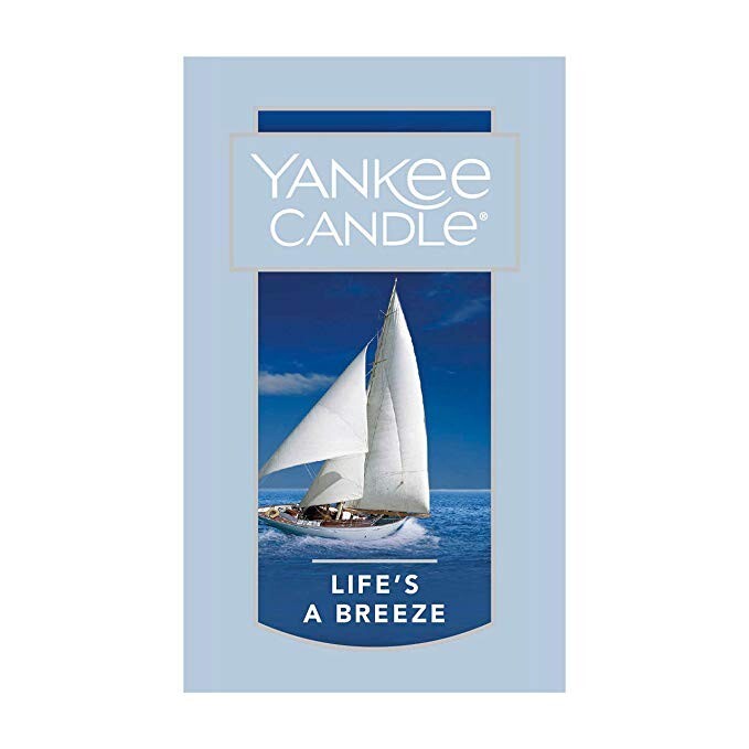 LIFE'S A BREEZE☆☆ LARGE YANKEE CANDLE JAR☆☆FRESH SCENT FREE FAST SHIPPING eBay