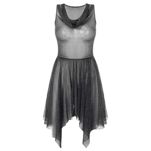 DE Damen Ballettkleid Ärmellos Ballettanzug Tanzkleid mit Ballettrock Tüllkleid - Picture 30 of 54