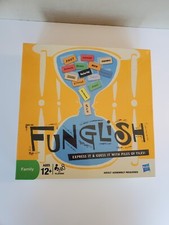 Hasbro Funglish Express It & Guess It w/ Piles of Tiles Board Game NEW