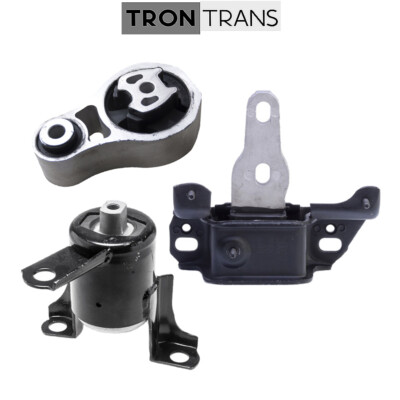 Motor, Trans & Torque Strut Mount 3PCS 2011-2019 for Ford Fiesta 1.6L for Auto.