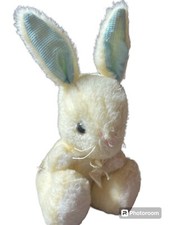 Vintage Eden Wind Up Musical Bunny Blue Ears 10