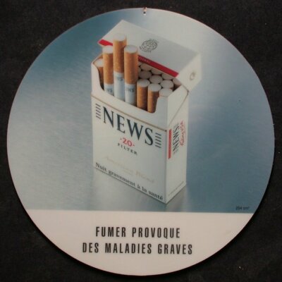 TABAK Werbung ZIGARETTEN NEWS Tischset
