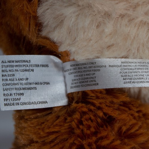 Big Head Squirrel Fiesta Plush Long Fluffy Tail 17” Stitched Eyes NWT Great Cond - Picture 8 of 9