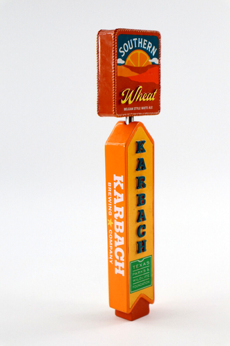 Karbach Brewing Southern Wheat Ale Beer Tap Handle 10.75” Tall Houston Texas - Imagen 2 de 8