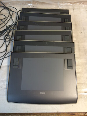 Lot of 6 Wacom Intuos3 PTZ-630 USB Graphics Drawing Tablet