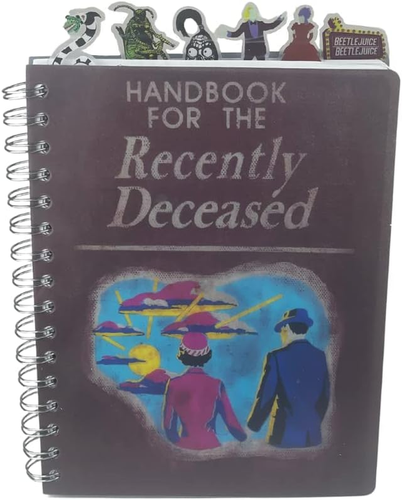 Beetlejuice Tab Journal Notebook, Spiral Bound, 144 Lined Pages, 8 X 7 Inche - Imagen 12 de 12