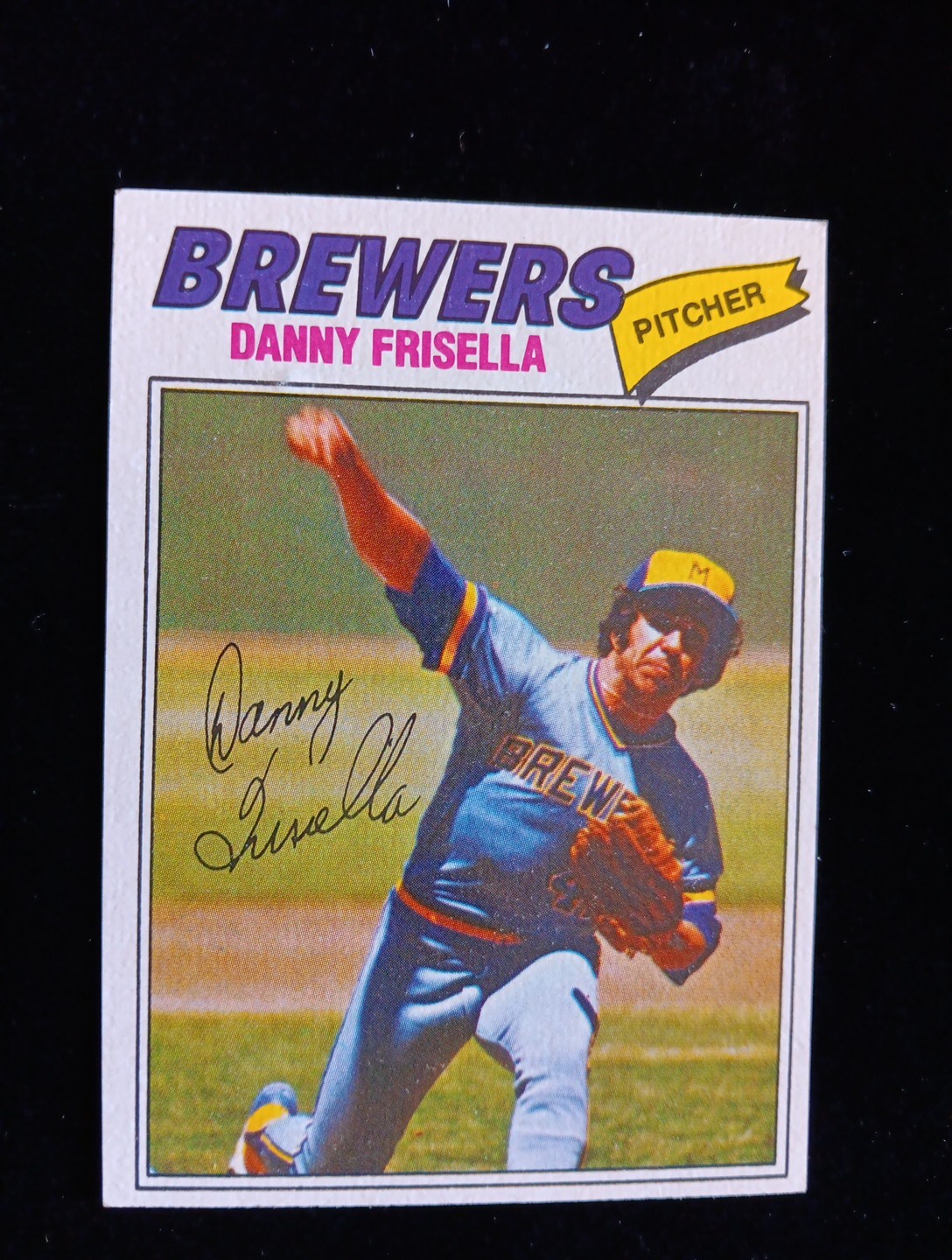 1977 Topps #278 Danny Frisella Milwaukee Brewers EX
