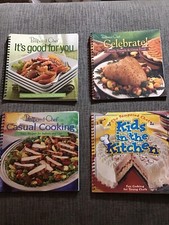 4 Pampered Chef Cookbook Kids In Kitchen, Celebrate,Casual Cooking,It  s Good For