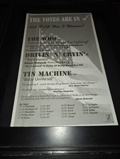 The Who/Tin Machine/Drivin-N-Cryin Rare Radio Promo Poster Ad Framed! #2
