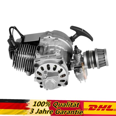 2 Takt 49cc Pull Start Mini Motor Kit +Kraftstofftank Für  Pocket Quad Dirt Bike