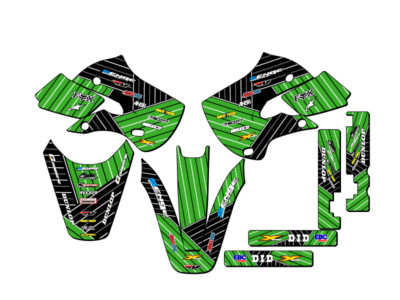 2000-2023 KX 65 RACE SERIES Green Senge Graphics Kit Compatible with Kawasaki
