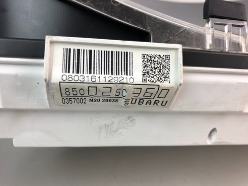 2009-2013 Subaru Forester Instrument Cluster Speedometer Unit 85002SC360 - Picture 19 of 19