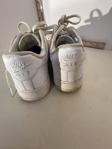 Nike Air Force 1 Low '07 White Sneaker Casual Shoes Womens Size 8 Condition 8/10 - Picture 4 of 6