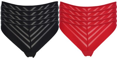 Ex Store Low Rise No VPL Stripe Tanga