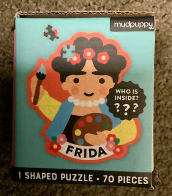 Mudpuppy Little Feminist Surprise Puzzle - 70 Piece Educational Shaped Puzzle For Ages 6+