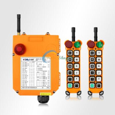 1PC New F24-12D Industrial Crane Hoist Wireless Remote Controller 2*Transmitters