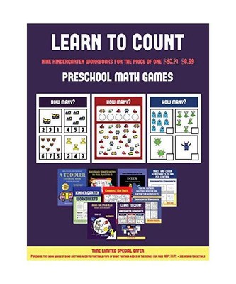 Preschool Math Games (Learn to Count for Preschoolers): A Full-Color Counting Wo