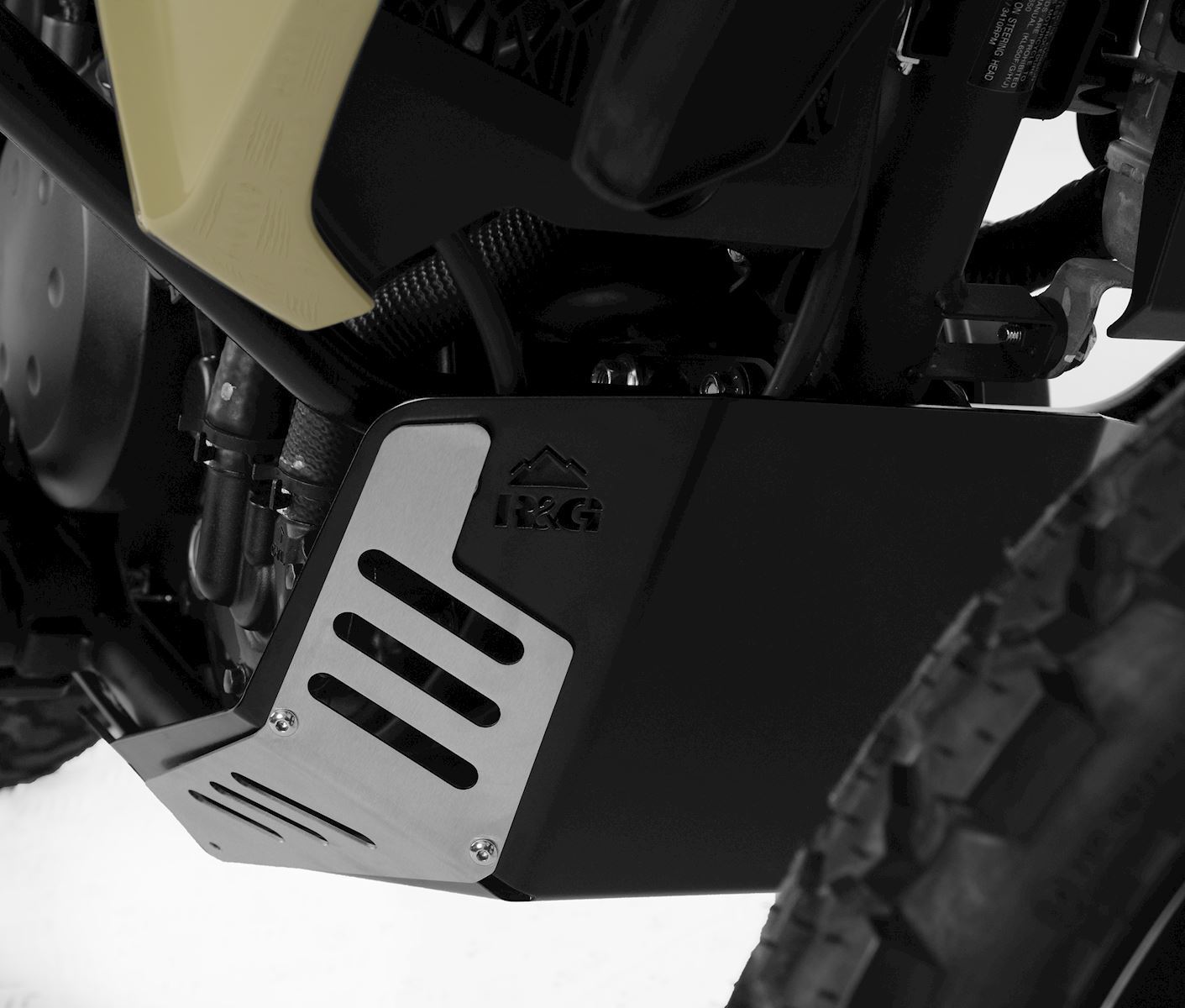 R&G Bash Plate Black Kawasaki KLR 650 2002 - 2024
