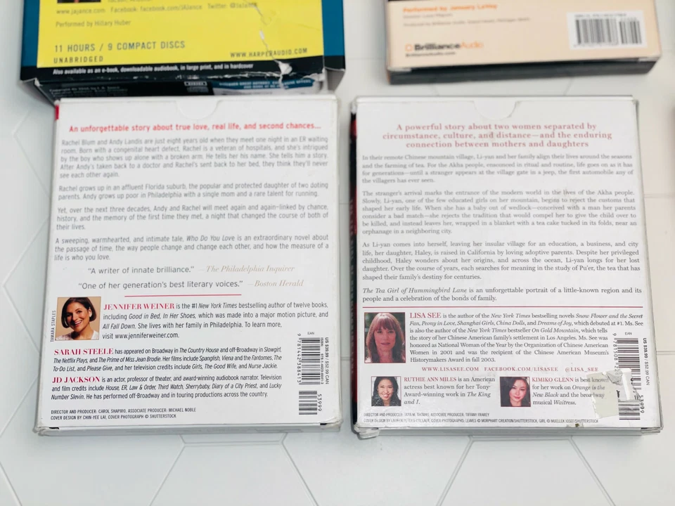 Lot of 7 audiobooks CD Who Do You Love A New Earth Downfall My not so Perfect Foto 3 de 4