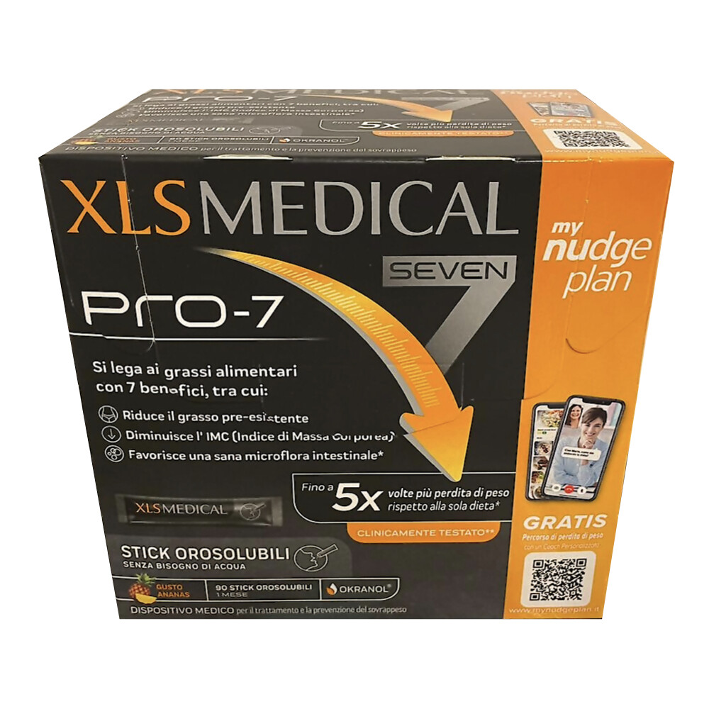 XLS MEDICAL PRO 7 - 90 STICK OROSOLUBILI PER IL TRATTAMENTO DEL SOVRAPPESO