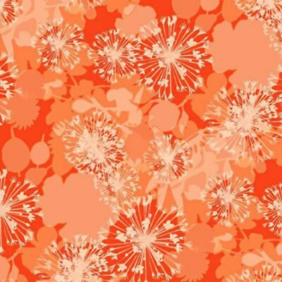 100% Baumwolle Druckstoff - Gala - Orange - 20380-126