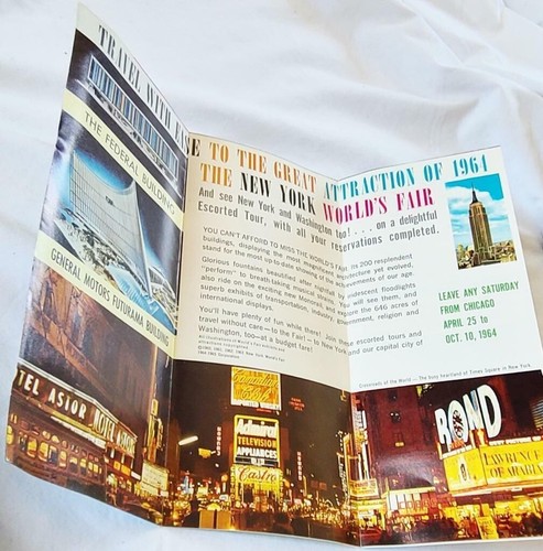 1964-65 Worlds Fair Cooks 8-Day Escorted Tours Brochure - Picture 3 of 5