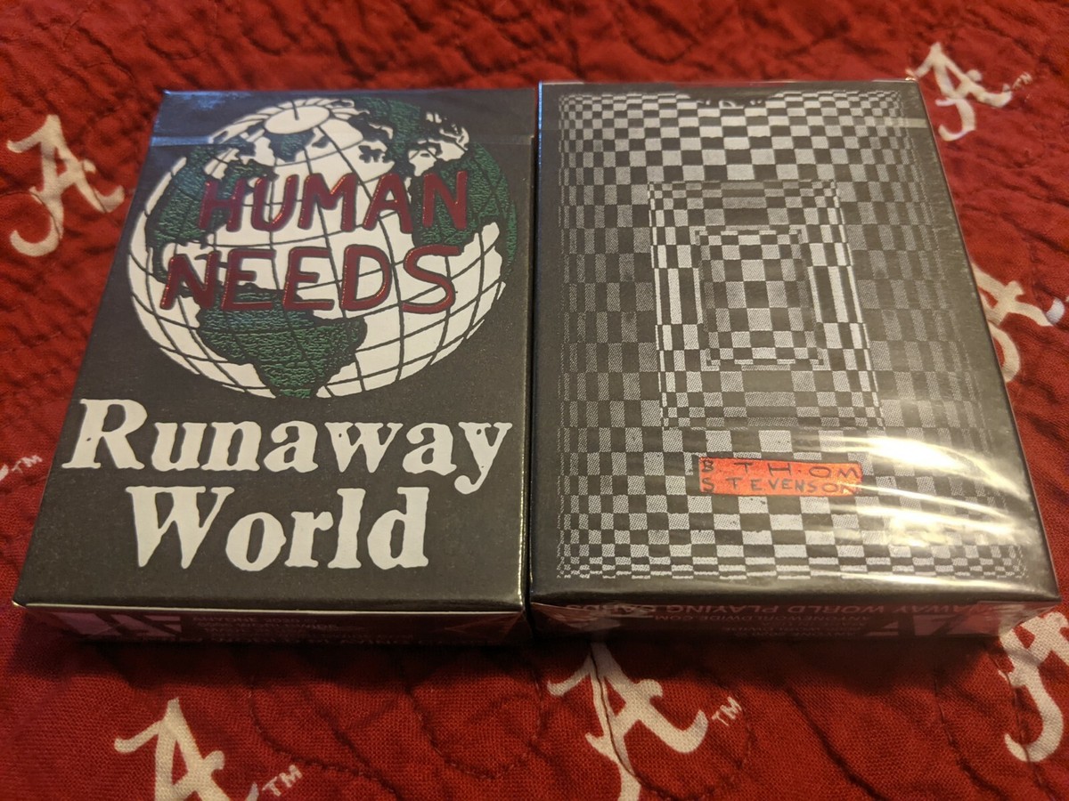 One deck ANYONE WORLDWIDE RUNAWAY WORLD Playing Cards ANYONE One deck ANYONE WORLDWIDE RUNAWAY WORLD Playing Cards ANYONE