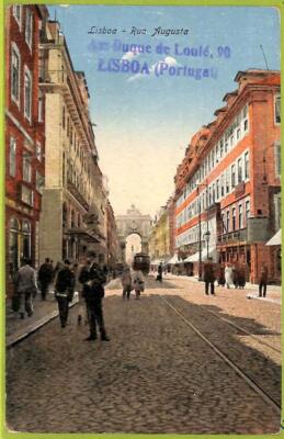 Carte Postale Vintage Lisbonne 1909 - Portugal Ad3555