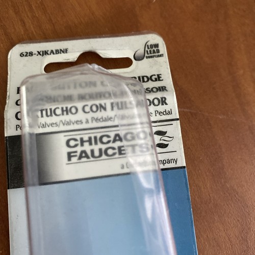 Chicago Faucets 628-Xjkabnf Cartridge, Chrome Plated, 3-1/4 In. Length NOB - Picture 2 of 5