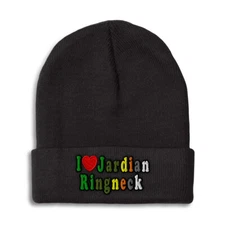 Beanies for Men I Love Jardian Ringneck Winter Hats for Women Acrylic Skull Cap
