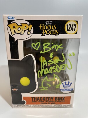 JASON MARSDEN Signed HOCUS POCUS THACKERY BINX FUNKO POP Vinyl