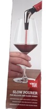 Vacu Vin Vertedor Lento para Vinos Delicados y Antiguos Acero Inoxidable Caja Abierta Nuevo
