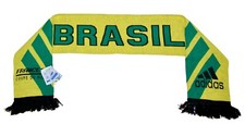  BNWT BRAZIL TEAM 1998 WORLD CUP FOOTBALL SCARF ADIDAS
