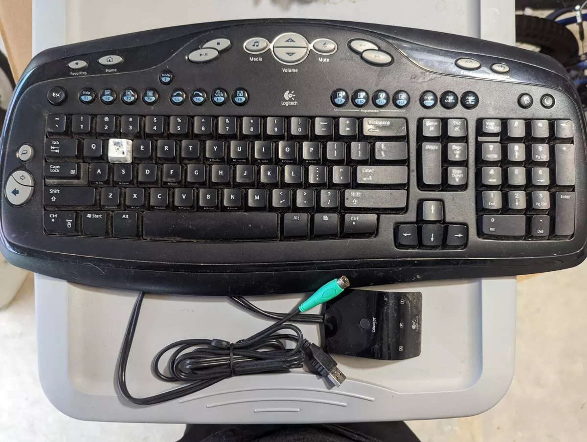 værtinde skrive et brev Ord Black Logitech Y-RQ52 Canada 210 Wireless Media Keyboard Receiver c-bo17  gaming | eBay