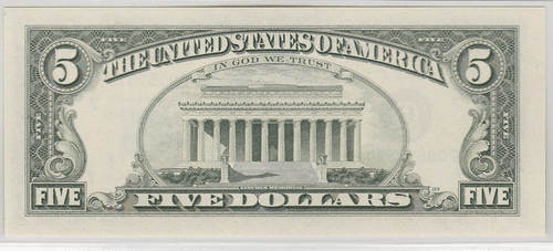1985 $5 Federal Reserve Star Note Chicago District FR 1978-G* PMG Choice 64 - Picture 3 of 5
