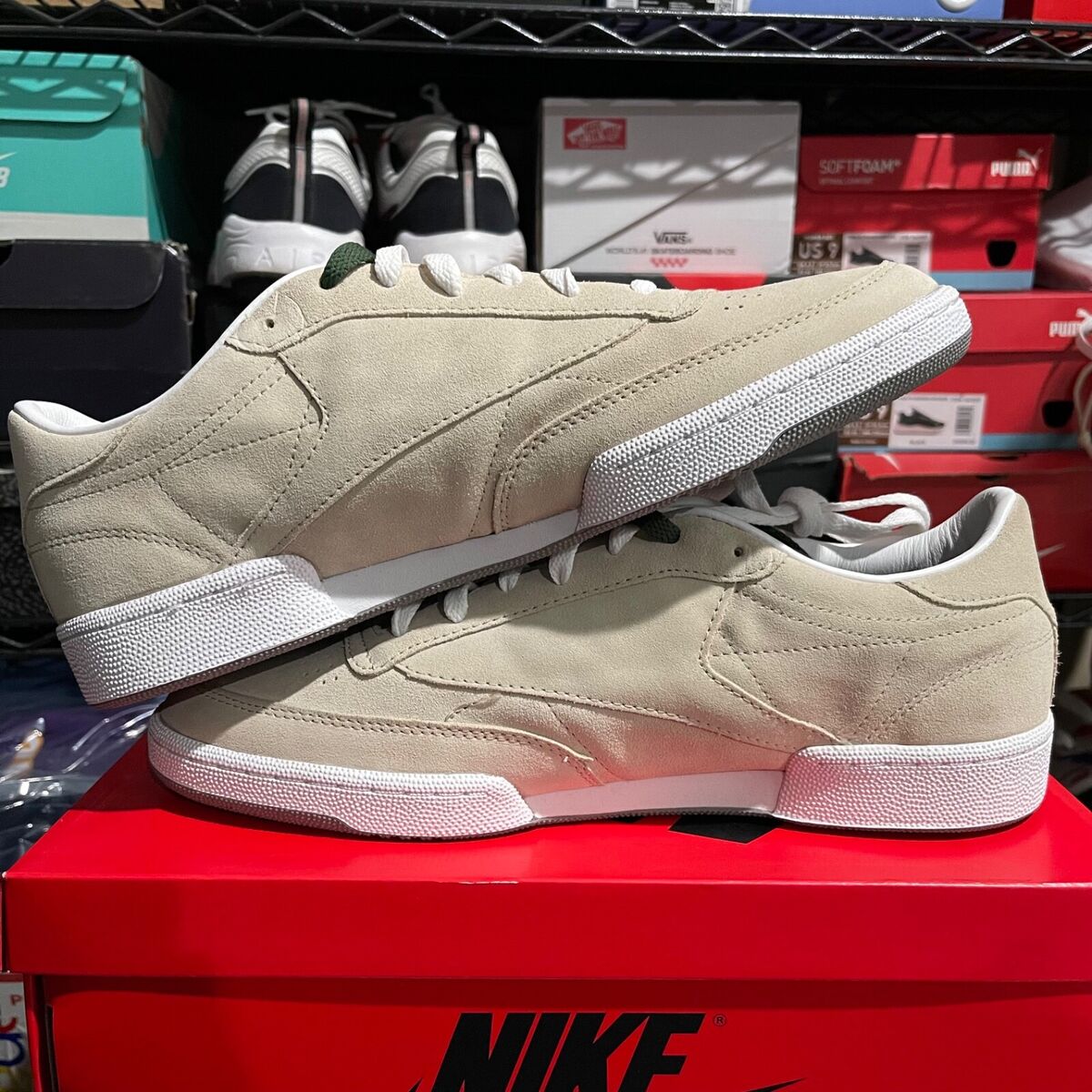 Reebok Club C 85 JJJJound Shoes Mens Size 12 Cork Suede Reebok Club C 85 JJJJound Shoes Mens Size 12 Cork Suede