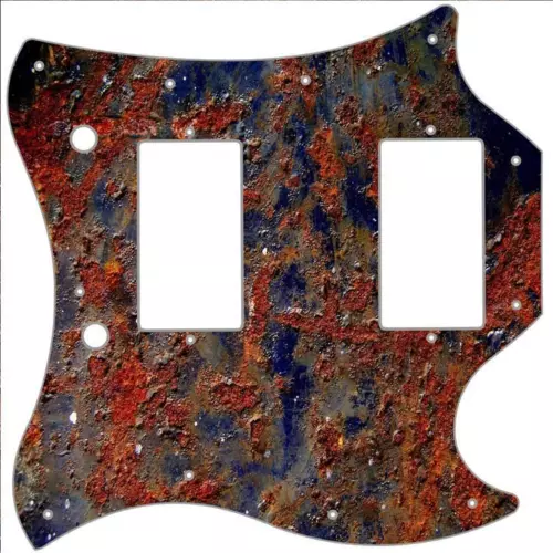 SG Standard Pickguard Custom Gibson Graphic Guitar Pick Guard Bubbling Rusty
