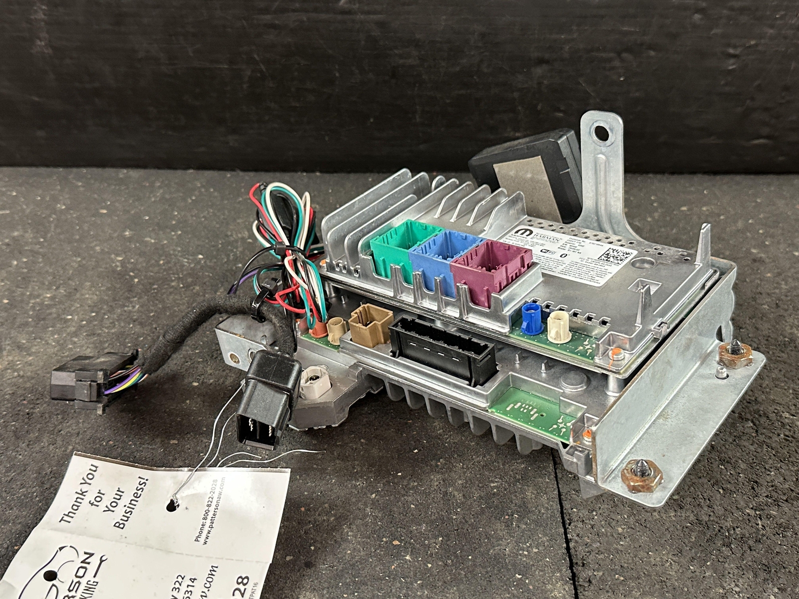17-22 MASERATI QUATTROPORT RADIO NAVIGATION RECIEVER ECU CNTRL MODULE 670219944