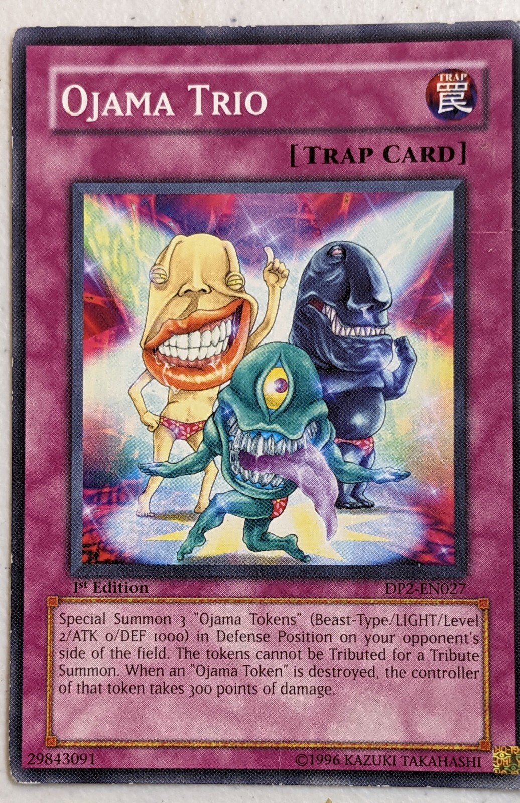 Yu-Gi-Oh! TCG:OJAMA TRIO:DP2-EN027:1st Edition:Duelist Pack 2:Chazz ...