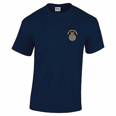 HMS Broadsword Embroidered T-Shirt